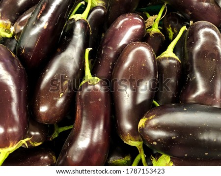 Macro photo food product Eggplant. Stock photo vegetable Eggplant
