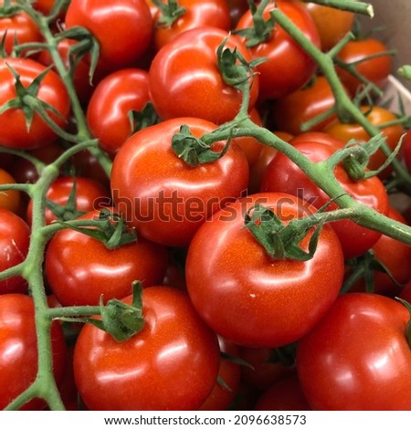 Macro photo red tomato. Stock photo vegetable red tomato background
