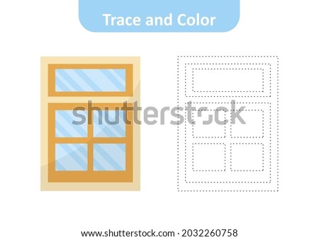 Trace and color, window vector