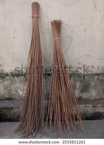 Similar – Image, Stock Photo Traditional handmade brooms at a bazaar in Adapazari in the province of Sakarya in Turkey