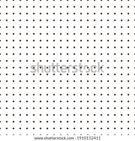 White and black Polka Dot seamless pattern. Vector background.