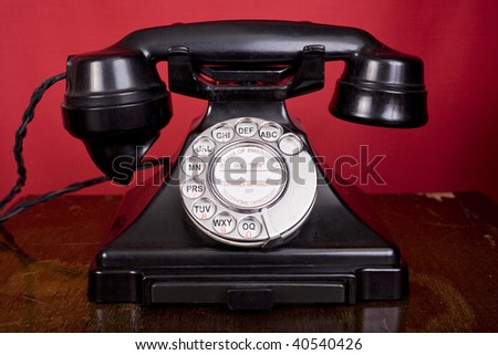 1940s Bakelite Telephone Stock Photo 40540426 : Shutterstock