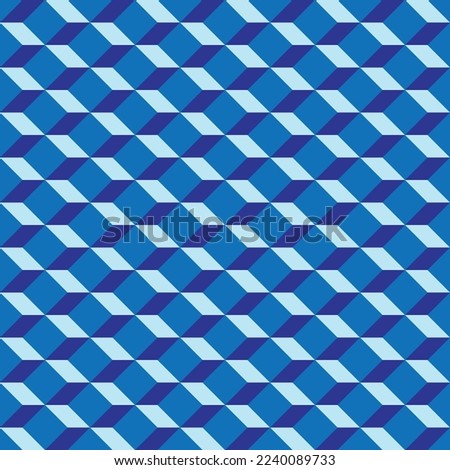 Colorful arrow pattern on blue background. Blue multiple-box backdrop design. Left and right arrow direction pattern background.