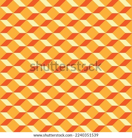 Colorful arrow pattern on orange background. Orange multiple box backdrop design. Left and right arrow direction pattern background.
