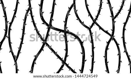 Thorn Bush Drawing | Free download on ClipArtMag