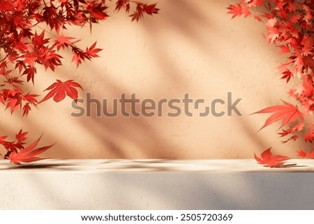 Similar – Image, Stock Photo Autumn scene at the lake, with reflection