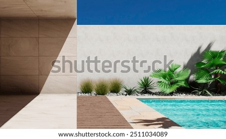 Similar – Image, Stock Photo Balcony in the tropics