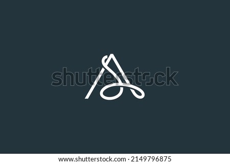 Initial Letter SA Logo Design Vector Template Stok fotoğraf © 