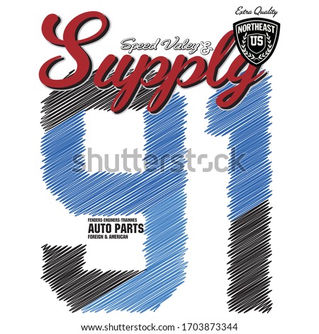 tee shirt graphics, vectors, typography,number ,varsity