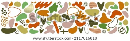 Abstract blotch shape. Liquid shape elements. Set of modern graphic elements. Fluid dynamical colored forms banner. Gradient abstract liquid shapes. Vector illustration. Foto d'archivio © 