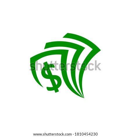 Money Logo Design. Money Logo Vector. Money Logo.  Illustrative design for the concepts of money, wealth, investment and finance. Template Ready to Use.