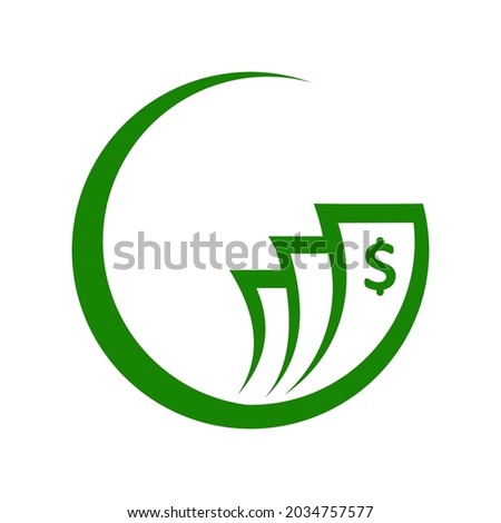 Money Logo Design. Money Logo Vector. Money Logo. Illustrative design for the concepts of money, wealth, investment and finance. Template Ready to Use.