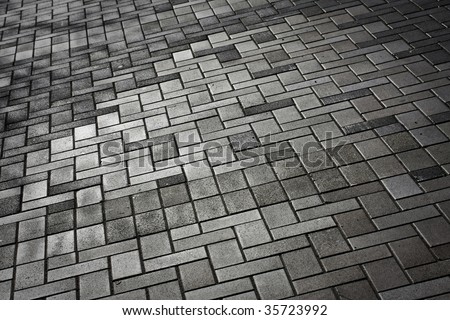 Brick Sidewalk - Geometric Pattern Stock Photo 2479935 : Shutterstock