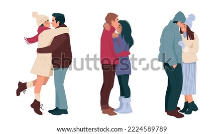 Similar – Image, Stock Photo Two women kissing