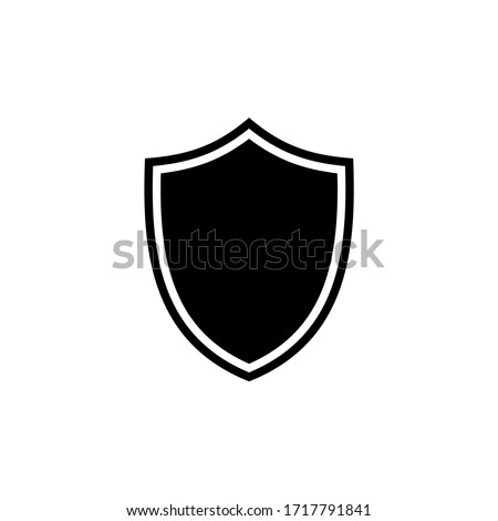 Shield icon vector. Secure and protection icon symbol illustration