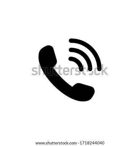 Phone call icon. Telephone icon symbol illustration