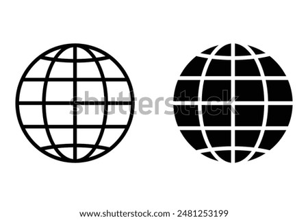 website,internet icon simple vector design
for your web site design, logo, app, UI Vector design. User icon, silhouette isolated on white background.