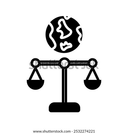 International Law icon in vector. for your web site design, logo, app, UI Vector design. User icon, silhouette isolated on white background.