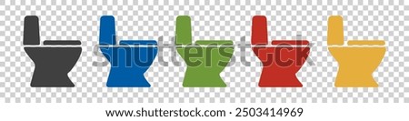 toilet icon on a white background.