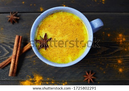 Similar – Image, Stock Photo turmeric milk