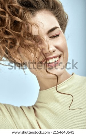 Image, Stock Photo Hair flying around