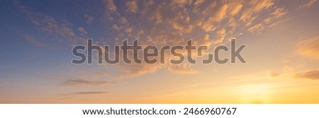 Similar – Image, Stock Photo Sunset sky with clouds