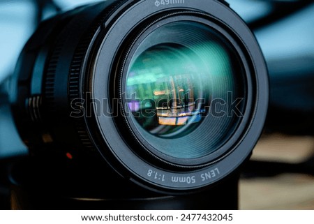 Similar – Image, Stock Photo In focus Photographer