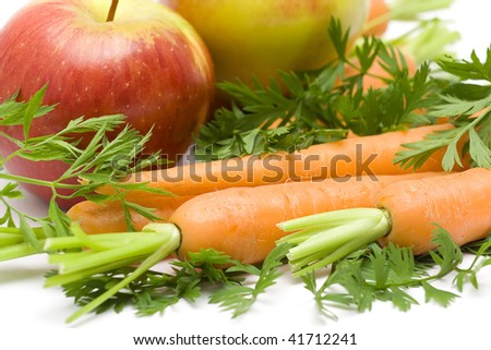 carrots and apples