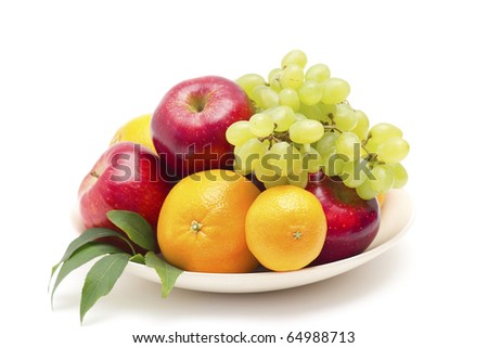 Similar – Foto Bild Runde Obstschale mit Banane, Pfirsich und Avocado auf grauem Betonboden in einer Designerwohnung in Rudersau bei Rottenbuch im Kreis Weilheim-Schongau in Oberbayern