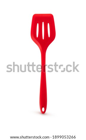 red color spatula on white background Foto stock © 