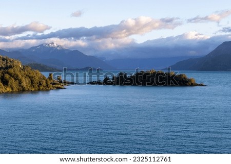 Similar – Image, Stock Photo Landscape Near General Carrera Lake, Chile