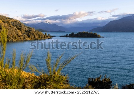 Similar – Image, Stock Photo Landscape Near General Carrera Lake, Chile