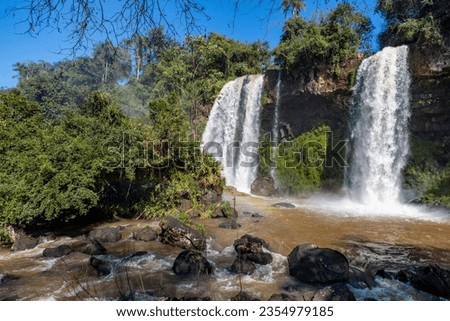 Similar – Image, Stock Photo Seven Sisters Waterfall Side View