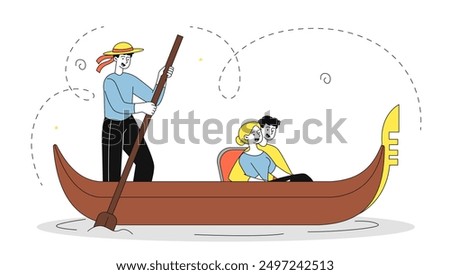 Similar – Image, Stock Photo River canal in Venice Italy