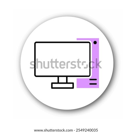 Seo file and approved line icon. Computer monitor and smartphone. Wireless internet and bluetooth connection. UI and UX design element. Linear vector illustration isolated on white background