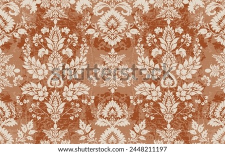 Similar – Image, Stock Photo floral pattern Curtain