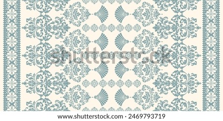 Motifs African boho paisley Floral Ikat pattern embroidery border. Ethnic ikat floral Ethnic Indian Pattern Ikat pattern Ethnic Pattern.Border indian floral Aztec embroidery border seamless patterns.