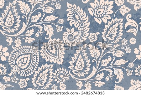 Motifs African boho paisley Floral Ikat pattern embroidery border. Ethnic ikat floral Ethnic Indian Pattern Ikat pattern Ethnic Pattern.Border indian floral Aztec embroidery border seamless patterns.