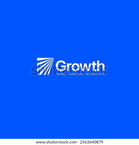 Growth logo. Technology, software, finance, investment, etc. logo template for businesses.