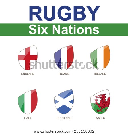 vector logo nations 6 (EPS)  Nations seeklogo Download Vector  Logo Six Rugby