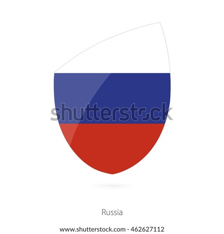 Flag of Russia. Vector Illustration.