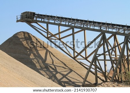 construction aggregate crushed stone gravel Foto stock © 