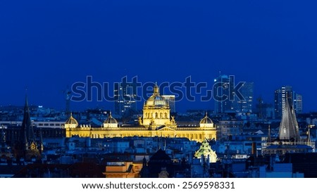Similar – Image, Stock Photo Night photograph of Museum Babarini in Potsdam