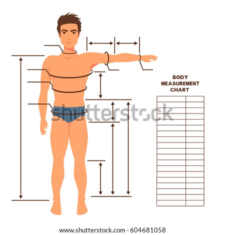 Body Measurement Template from image.shutterstock.com
