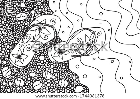 Download Flip Flop Coloring Pages Free Printable At Getdrawings Free Download