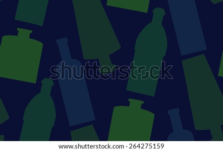 pattern with bottles