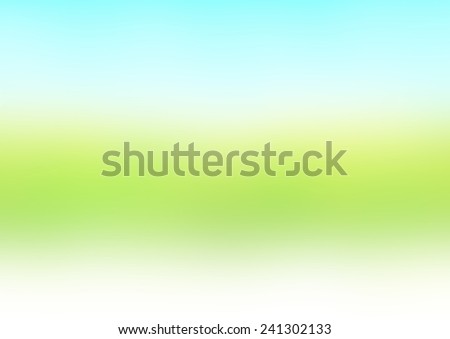 White-Blue to Light Green Gradient - summer background