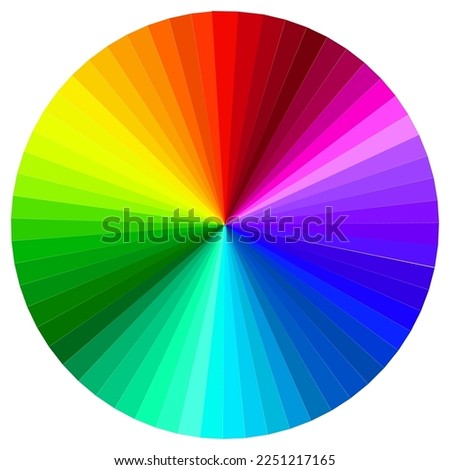 round circle color palette. Gradient color. Vector illustration.
