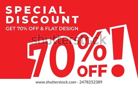 Special discount get 70% off, Flat and perspective design