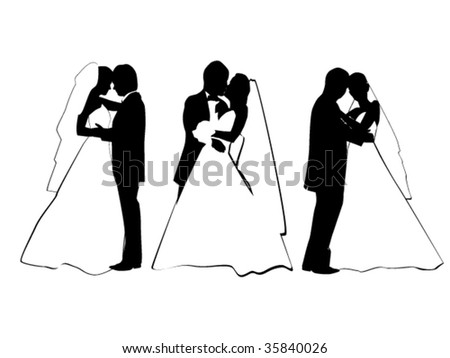 Vector Illustration Of Wedding - 35840026 : Shutterstock